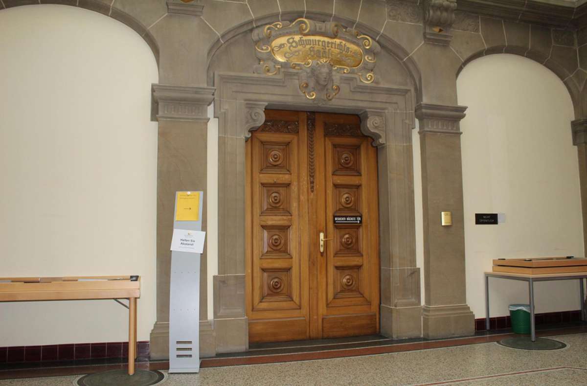 Der Prozess fand im Schwurgerichtssaal des Tübinger Landgerichts statt. Foto: Baum
