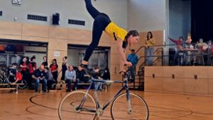 Franka Greimel zeigt, was sie auf ihrem Rad kann. Foto: Radsportverein Edelweiß
