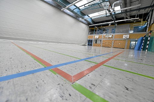 Die Deutenbergsporthalle in Schwenningen bekommt einen neuen Boden. Foto: Kienzler