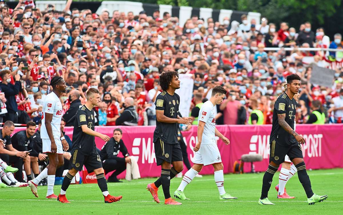 Mark Uth hat Spaß in Villingen Kölner bezwingen junges Bayern-Team vor 6000 Fans - Fußball