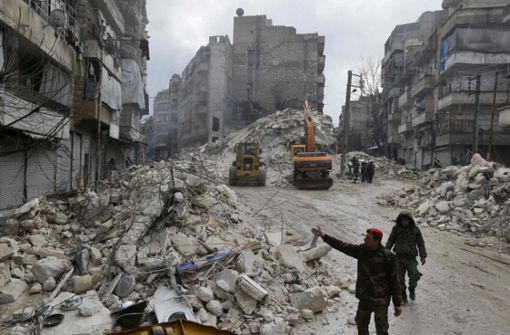Bei den verheerenden Beben in der Türkei und Syrien kamen Tausende Menschen ums Leben. Foto: AFP/LOUAI BESHARA