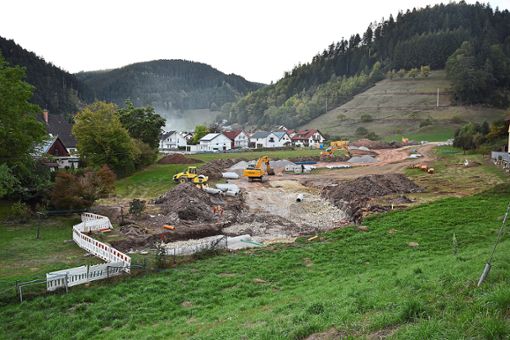 Die Arbeiten für die dritte Erweiterung im Oberdorf West sind in vollem Gange.  Foto: Sum Foto: Schwarzwälder Bote