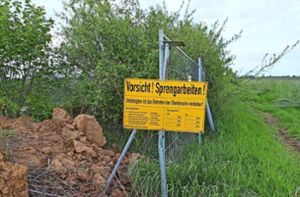 Der Steinbruch in Frommenhausen darf erweitert werden. (Archivfoto) Foto: Marius Lang