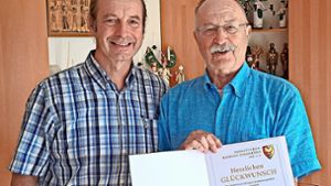 Heimatverein gratuliert Klaus Ertl zum Geburtstag