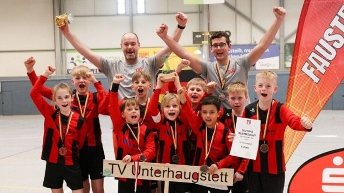 Deutsche Meisterschaft: U12 des TV Unterhaugstett gewinnt Bronze