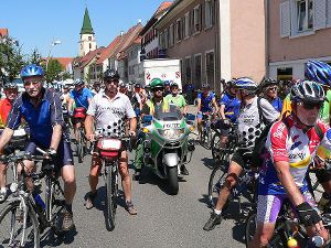Zahlreiche Radfahrer werden 2015 Hüfingen zur Schlussveranstaltung von Tour de Ländle ansteuern.   Foto: Filipp Foto: Schwarzwälder-Bote