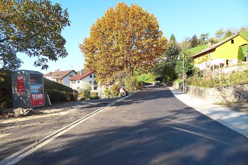 Die termingerecht im Oktober fertiggestellte Straßendecke im Kirchweg Foto: Schwarzwälder Bote