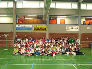 125 Schüler der Wilhelm-Münster-Schule waren beim Volleyball-Grundschulaktionstag  mit von der Partie.  Foto: TV Baiersbronn Foto: Schwarzwälder Bote