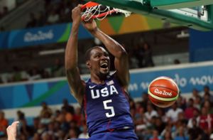Basketball-Superstar Kevin Durant nimmt  in Tokio an seinen dritten Olympischen Spielen teil. Reicht es auch zur dritten Goldmedaille? Foto: imago/Zuma Wire