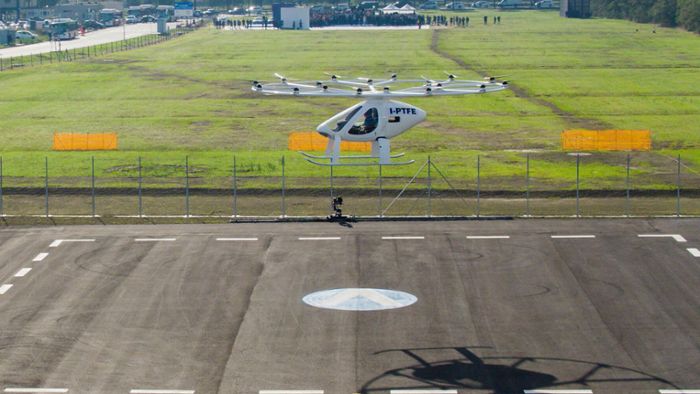 Volocopter testet Flugtaxi in Rom