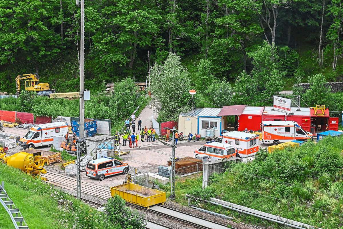 Arbeitsunfall bei Triberg: 13 Verletzte bei Unglück in Bahntunnel