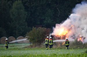 Die Feuerwehr war mit 40 Kräften vor Ort. Foto: Häußler / EinsatzReport24