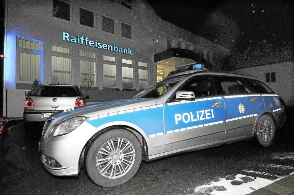 Die Polizei vermeldet Ermittlungserfolg nach dem Überfall auf die Raiffeisenbank in Sulgen Ende Dezember. Foto: Wegner