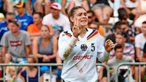 Stephanie Thomas wurde mehrmals Welt- und Europameisterin und war Weltfaustballern 2021. Foto: Eibner-Pressefoto / Stoeldt/Felix Stoeldt