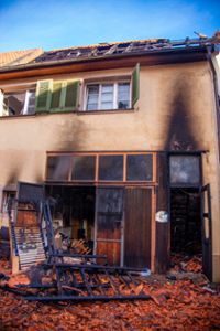 Der Schaden an dem Haus in Ettenheim konnte zunächst noch nicht beziffert werden. Foto: Michel