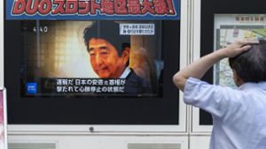 Shinzo Abe   nach Schüssen gestorben