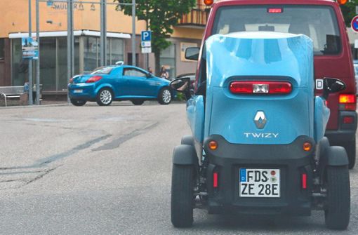 Elektro-Flitzer in Freudenstadt. Die Zahl der reinen Batterie-Fahrzeuge im Landkreis steigt. Foto: Rath