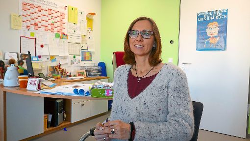 So lässt es sich arbeiten: Schulleiterin Leonie Boehm ist mit den neuen Gegebenheiten an der Grundschule Dornstetten mehr als zufrieden. Foto: Günther Foto: Schwarzwälder-Bote