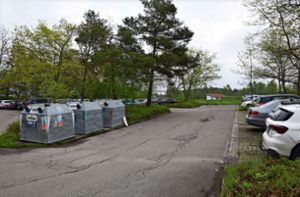 Bei der Erweiterung des Wittum-Parkplatzes geht es Verwaltung und Räten auch darum, eine schöne Zufahrt zum Kickertreff (in Hintergrund) zu schaffen. Foto: Riesterer