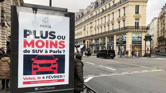 Bald drastisch höhere Parkgebühren für SUV in Paris?