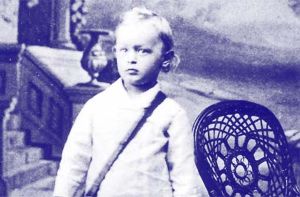 Hermann Hesse als Dreijähriger im Jahr 1880. Foto: SB