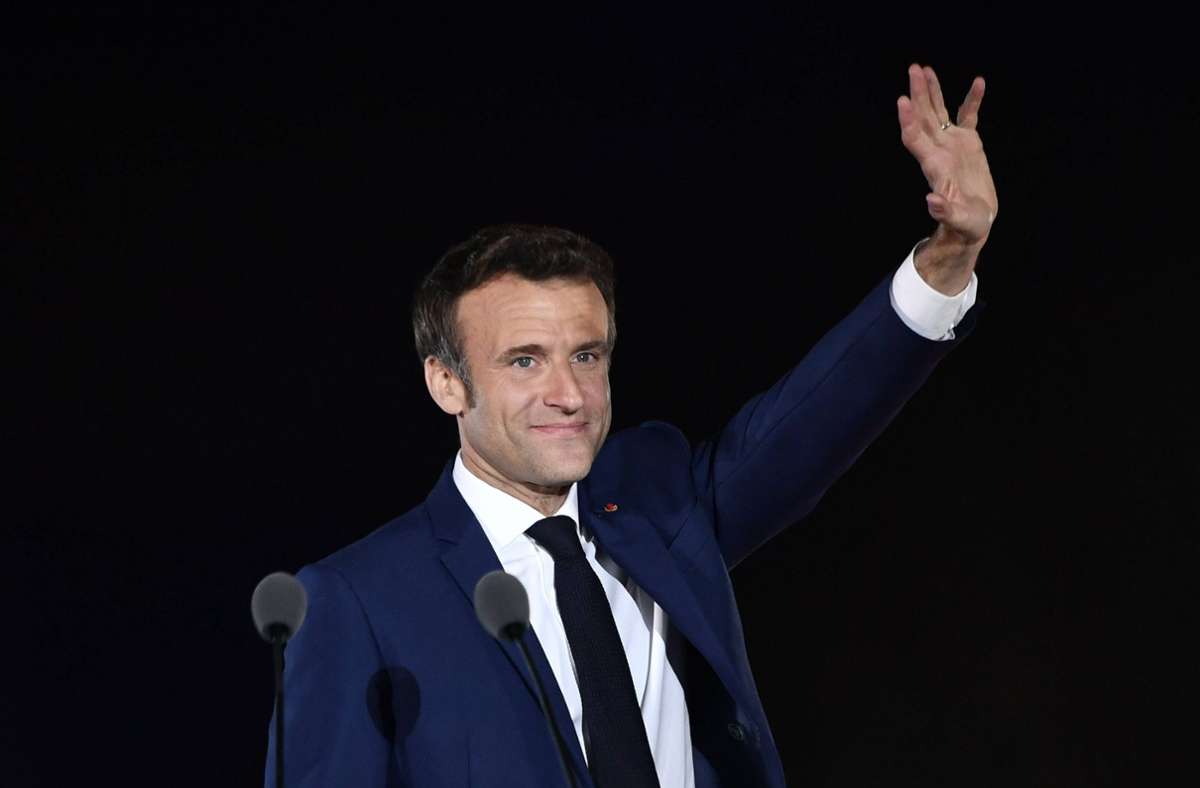 Wahl in Frankreich: Hochrechnung sieht Emmanuel Macron bei 58,8 Prozent