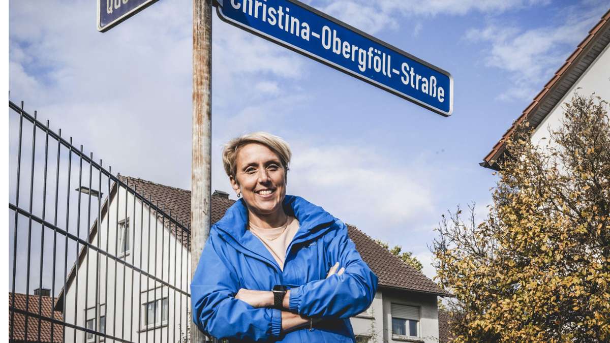 Die Speerwerferin Christina Obergföll: Mahlbergs  Weltmeisterin