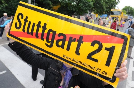 Widerstand gegen Stuttgart 21 Foto: dpa