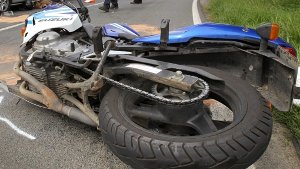26. Juli: Starke Windböe erfasst Motorrad