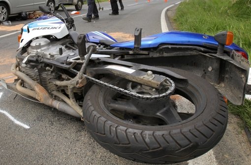 In der Region Stuttgart ist es am Sonntag zu zwei schweren Motorrad-Unfällen gekommen (Symbolbild).  Foto: dpa-Zentralbild