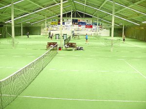 In der Tennishalle im Hochwald wird seit Jahren wiederkehrend der beliebte St. Georgs-Pokal ausgetragen. Foto: Vaas Foto: Schwarzwälder-Bote