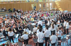 Beim Festkonzert gibt es Applaus für die Jugendkapelle. Foto: Breisinger