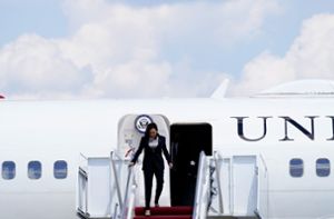 US-Vizepräsidentin Kamala Harris hatte ein unangenehmes Erlebnis auf ihrem Flug nach Guatemala. Foto: dpa/Jacquelyn Martin