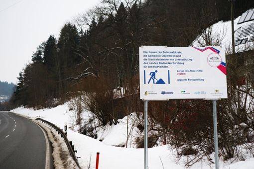Zwischen Obernheim und Oberdigisheim entsteht derzeit ein neuer Radweg.  Foto: Müller Foto: Schwarzwälder Bote