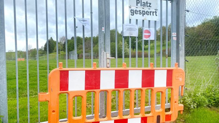 Sportplatz in Rottweil bleibt gesperrt