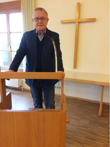 Wolfgang Lehrke sieht in christlichen Wertvorstellungen eine Vorbildfunktion.  Foto: Veranstalter Foto: Schwarzwälder Bote