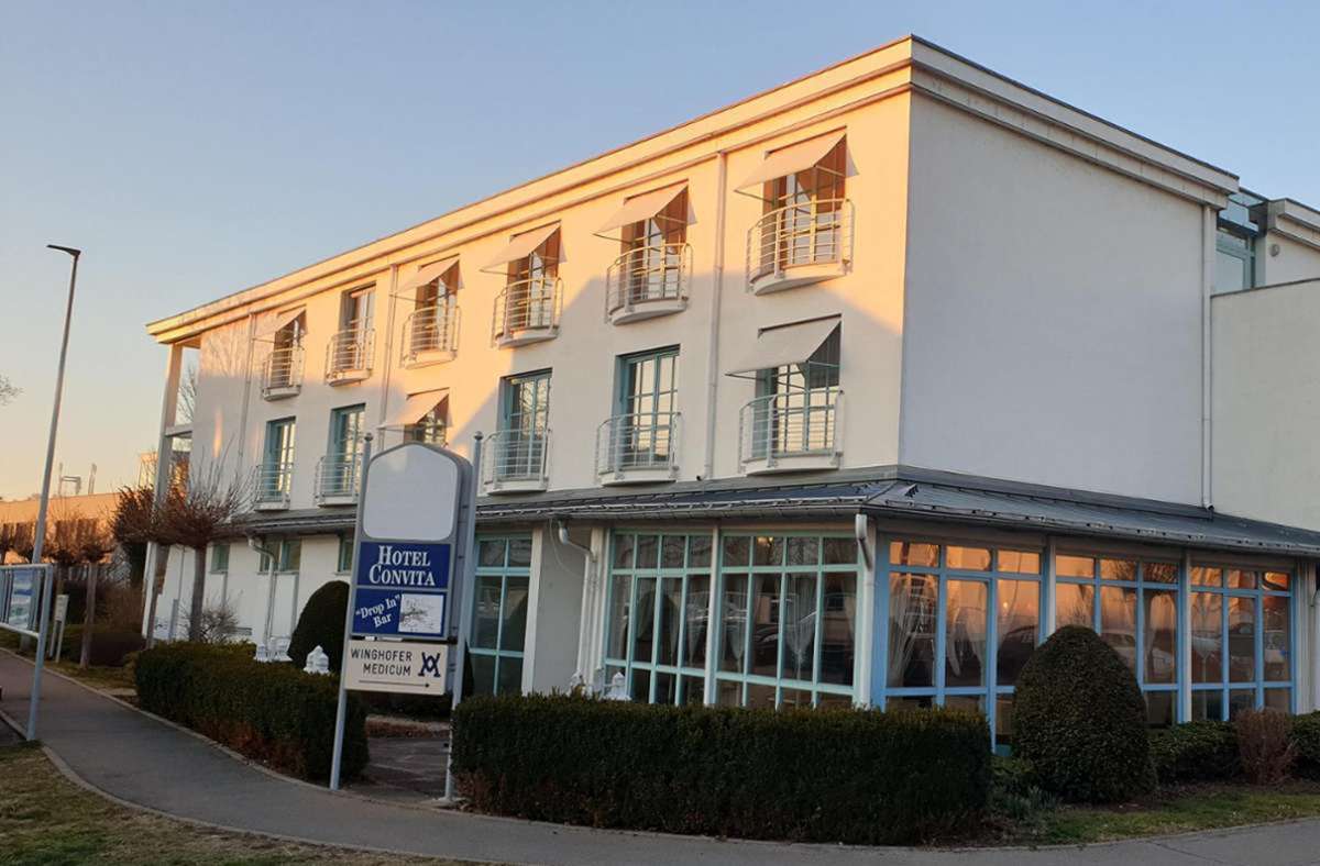 Das ehemalige Hotel Convita in Rottenburg dient als Ankunftszentrum für Flüchtlinge aus der Ukraine. Foto: Begemann