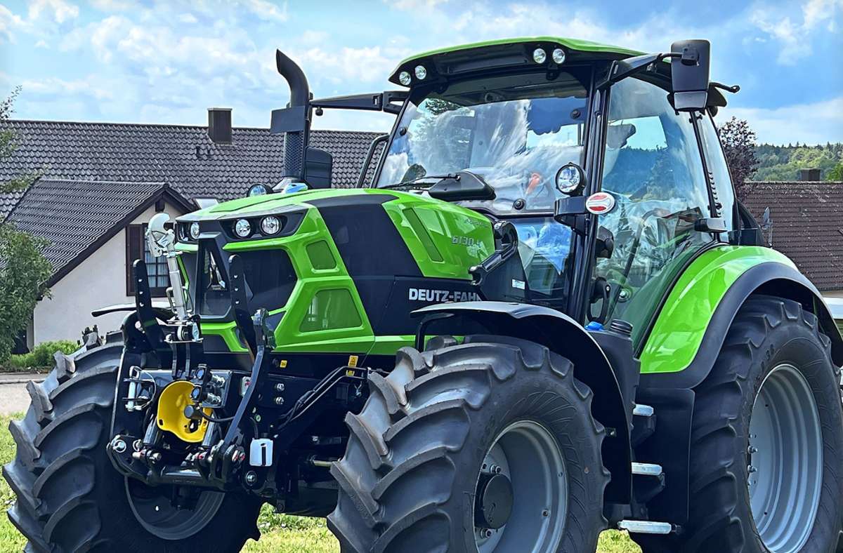Firma Wieland: Neuer Deutz Traktor hat jede Menge Technik - Sulz