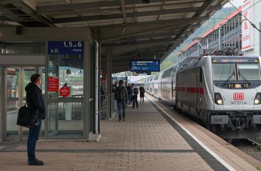 Ein Knotenpunkt der Gäubahn ist der Bahnhof Horb. Foto: Lück