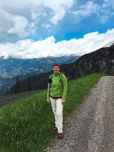Franziska Krause wurde über die Jahre  im Schwarzwald auch zum Bergtyp.  Foto: Krause Foto: Schwarzwälder-Bote