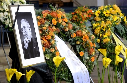 Am 7. November ist Manfred Rommel im Alter von 84 Jahren gestorben. Am Donnerstag fand in der Stuttgarter Stiftskirche eine Trauerfeier zum Gedenken an den Alt-OB statt. Foto: dpa