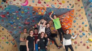 Bouldern und Klettern war Teil des Jahresabschluss der ­DAV-Jugendgruppe. Foto: Celina Moeller