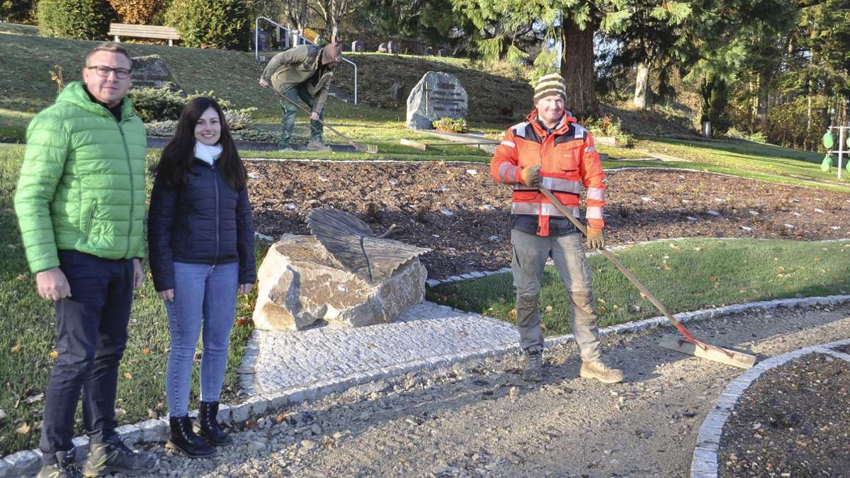 Friedhof in Blumberg: Garten der Erinnerung ist fast fertig