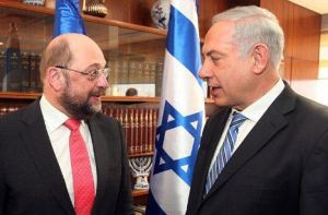 Martin Schulz (links) und Benjamin Netanyahu. Foto: dpa