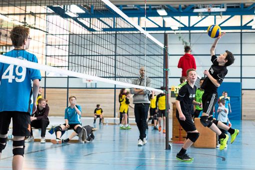 Die Konkurrenten waren für die Jungs des Leibniz-Gymnasium Rottweil (rechts) beim Regierungspräsidiumsfinale zu stark. Foto: Frei Foto: Schwarzwälder Bote