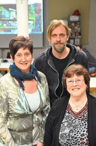 Das Vorstandsteam: Petra Streif (links), Vorsitzende Karin Pätzold und Arne Wohlgemuth  Foto: Stangenberg Foto: Schwarzwälder Bote