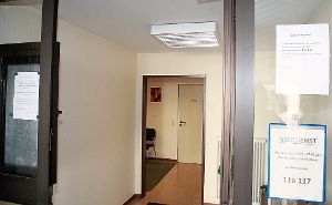 Bis Montag, 30. Oktober, sind die Türen zur Hausarztpraxis in Lützenhardt noch offen.  Foto: Wagner