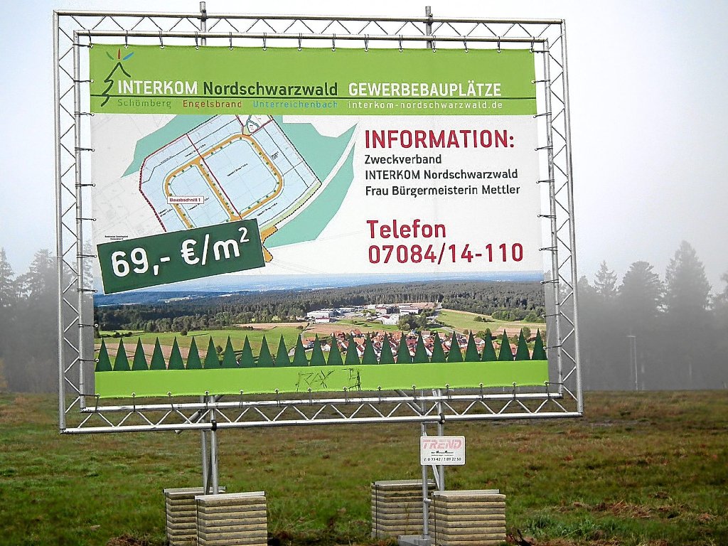 Mit dem Verkauf eines Grundstücks, auf dem eine Paintball-Halle entstehen soll, befasst sich der  Zweckverband Interkom Nordschwarzwald.  Foto: Stocker