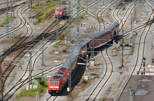 In Stuttgart droht am Wochenende Bahn-Chaos. Foto: dpa