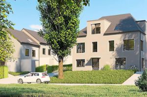 Ein Beispiel für die geplanten Häuser. Foto: Deutsche Reihenhaus AG